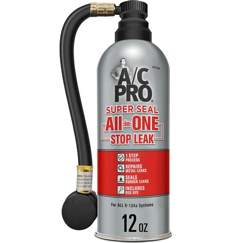 ac pro leak sealer|A/C Pro Super Seal AC Stop Leak Kit with Dispensing。